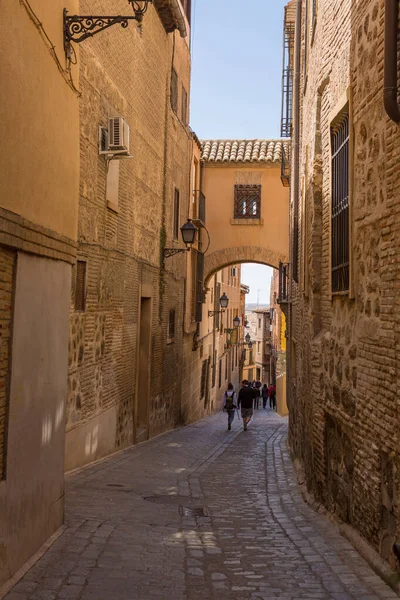 Toledo Spagna Arco Strada Toledo Angel Castiglia Mancia Spagna — Foto Stock