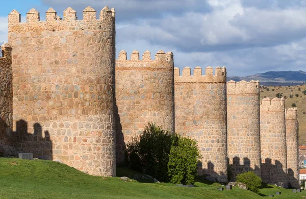 Starověké Opevnění Společnosti Avila Kastilie León Španělsko — Stock fotografie