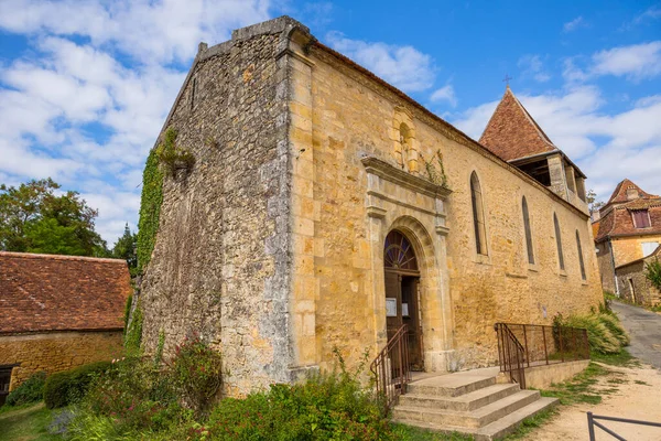 Limeuil Dordoña Región Prigord Aquitania Francia Curch Medieval Pueblo Con —  Fotos de Stock