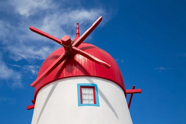 Traditional Windmill Vila Praia Graciosa Island Azores Portugal — Stock Photo, Image