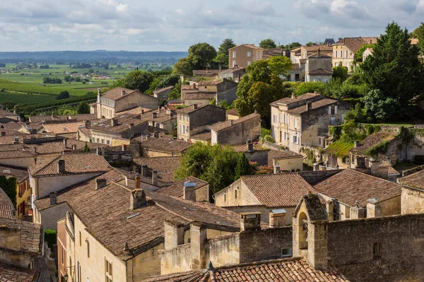 Vista Santo Emilion Aquitaine Francia — Foto de Stock