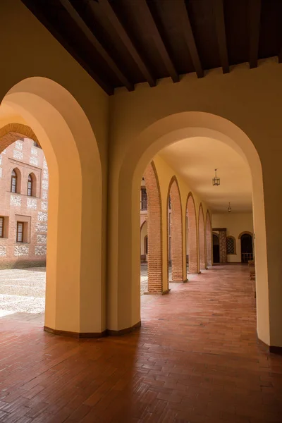 Castillo Mota Interno Castello Medina Del Campo Valladolid Leon Spagna — Foto Stock