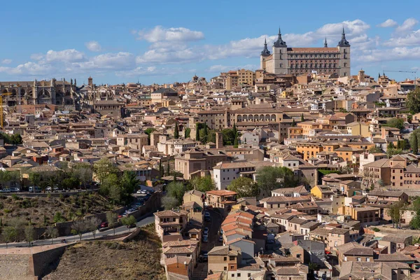 Vue Tolède Depuis Mirador Del Valle Espagne — Photo