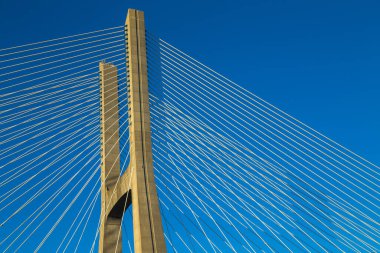 Lizbon, Portekiz 'deki Vasco da Gama Köprüsü