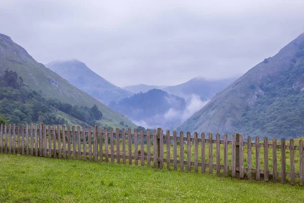 Utsikt Över Bergen Vid Picos Europa Asturien Spanien — Stockfoto