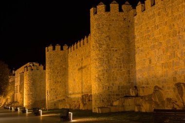 Geceleri Avila, Kastilya ve Leon, İspanya