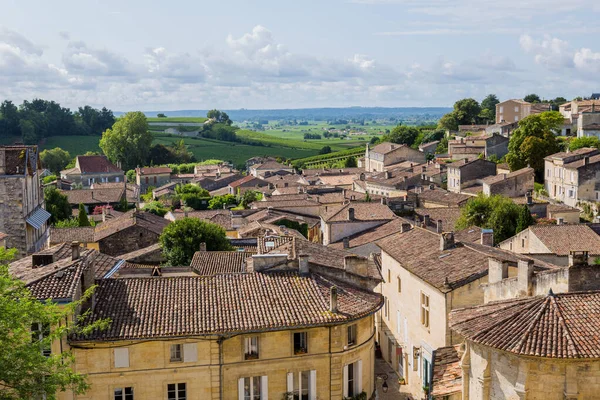 Vista Santo Emilion Aquitaine Francia — Foto de Stock