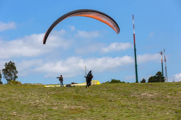 Caldelas Portugal Festival Parapente Aboua Cup Caldelas Norte Portugal Caldelas — Fotografia de Stock