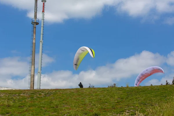 Caldelas Πορτογαλια Paragliding Festival Aboua Cup Caldelas Στα Βόρεια Της — Φωτογραφία Αρχείου