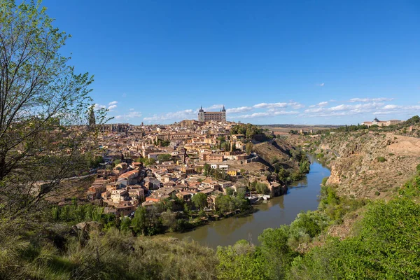 Vista Toledo Desde Mirador Del Valle España — Foto de Stock