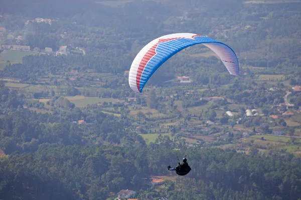 Caldelas Portugal Parapente Taça Aboua Norte Portugal Caldelas Portugal — Fotografia de Stock