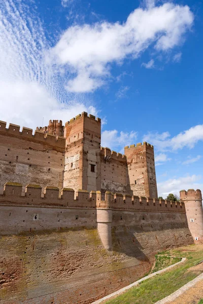 Castillo Mota Castelo Medina Del Campo Valladolid Leon Espanha — Fotografia de Stock