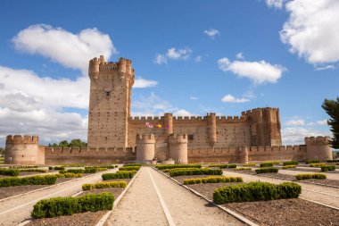 Castillo de la Mota, Medina del Campo Kalesi, Valladolid, Leon. İspanya