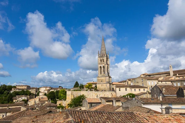 Uitzicht Heilige Emilion Aquitaine Frankrijk — Stockfoto
