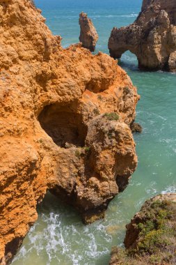 Ponta da Piedade, Lagos, Algarve, Portekiz uçurumları