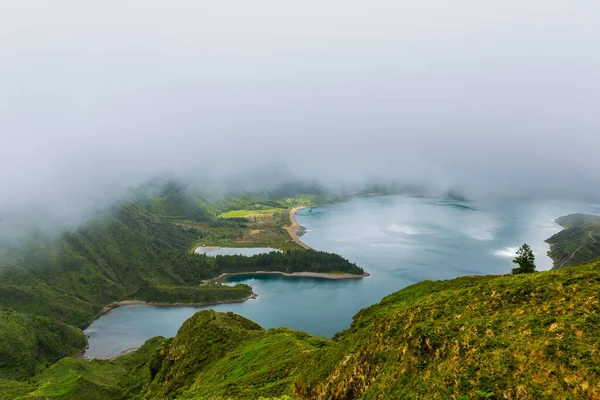 Bella Vista Lagoa Fogo Isola Sao Miguel Azzorre Portogallo — Foto Stock