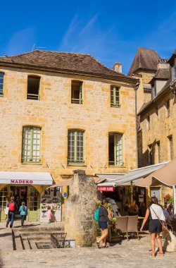 Sarlat-la-Caneda, Fransa: Eski ortaçağ kenti Sarlat-la-Caneda, Dordogne, Fransa.