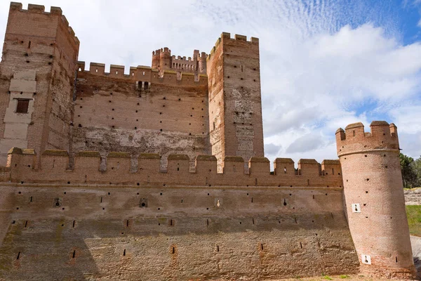 Castillo Mota Замок Медіна Дель Кампо Вальядоліді Леон Іспанія — стокове фото