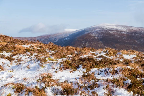 Schnee Auf Den Landkarten Von Anu Kerry Irland — Stockfoto