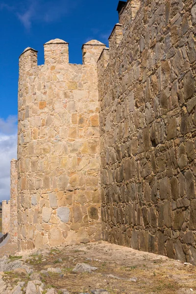 Antike Befestigungsanlagen Von Avila Kastilien Und León Spanien — Stockfoto