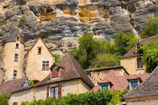 Roque Gageac Pueblo Pintoresco Río Dordoña Francia — Foto de Stock