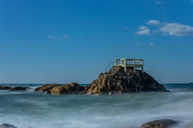 Portekiz 'in kuzeyinde, Vila do Conde' de, Olinda plajında uzun süre açık kalmış.