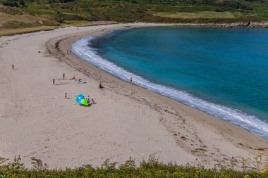 Galicia, Spain: Praia De Laurido, a beach in A Coruna, Galicia. Spain