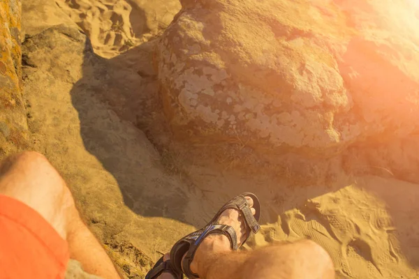 Ocio extremo en un desierto — Foto de Stock