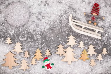Noel tebrik kartı. Noel şenlikli arka plan. Yeni yıl işaret