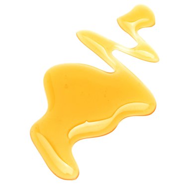 İzole üzerinde beyaz arka plan tatlı bal damlar. Şurubu damlacık, n