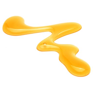 İzole üzerinde beyaz arka plan tatlı bal damlar. Şurubu damlacık, n