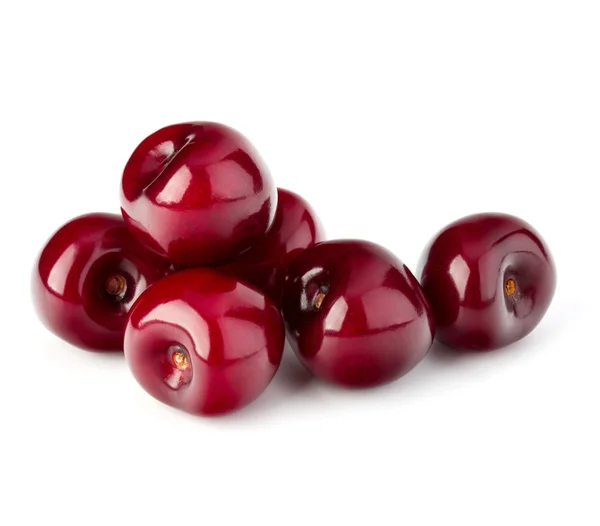 Sweet ripe cherry isolated on white background cutout — Stock Photo, Image