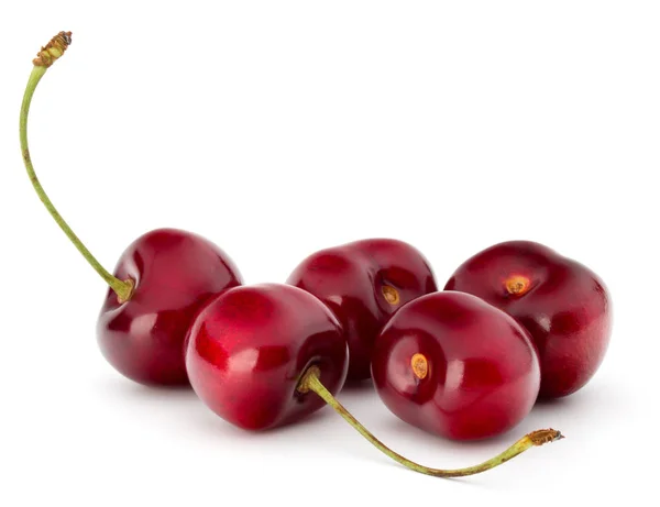 Sweet cherry berries isolated on white background cutout — Stock Photo, Image