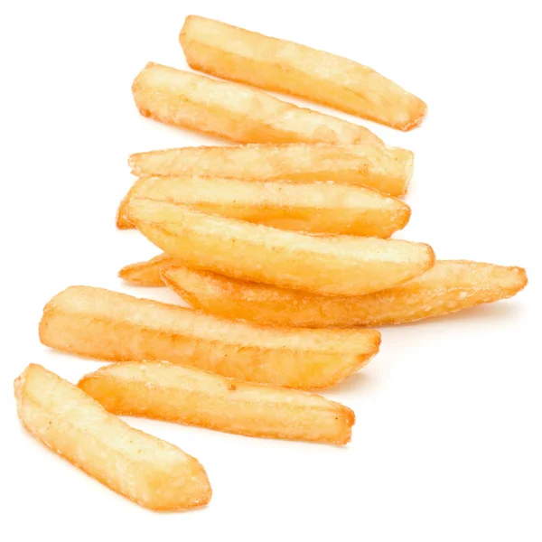 French Fried Potatoes isolated on white background — Stock Photo, Image