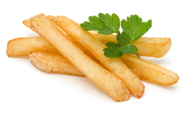 Patatas fritas francesas aisladas sobre fondo blanco —  Fotos de Stock