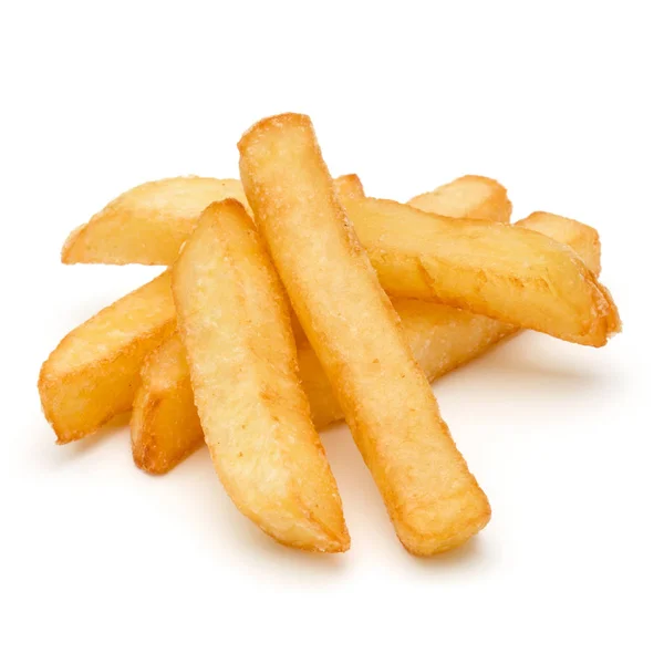 Patate fritte francesi isolate su fondo bianco — Foto Stock