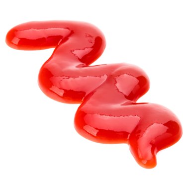 Domates sosu, beyaz arka plan üzerinde izole ketçap