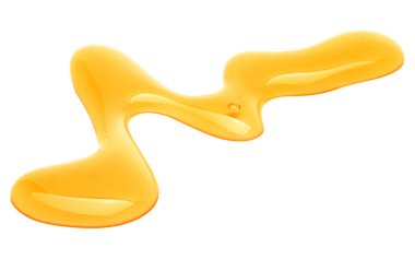 İzole üzerinde beyaz arka plan tatlı bal damlar. Şurubu damlacık, n