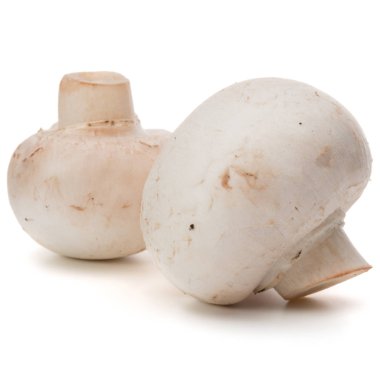 Beyaz arka plan kesme izole champignon 