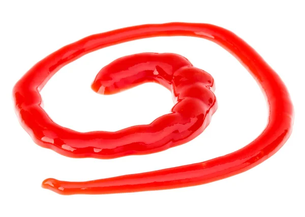 番茄汁、 番茄酱孤立在白色背景上 — 图库照片