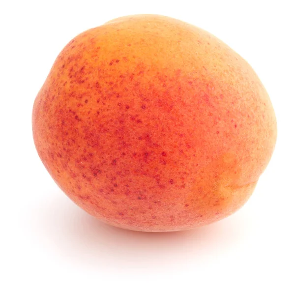 Een abrikoos geïsoleerd op een witte achtergrond knipsel — Stockfoto