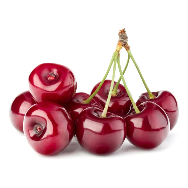 Sweet cherry izolovaných na bílém pozadí Vystřižení — Stock fotografie