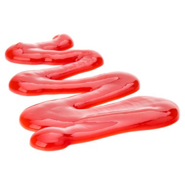 Domates sosu, beyaz arka plan üzerinde izole ketçap