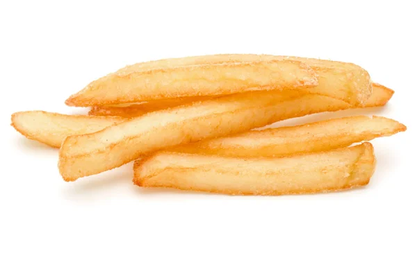 Batatas Fritas Francesas Isoladas Sobre Fundo Branco — Fotografia de Stock