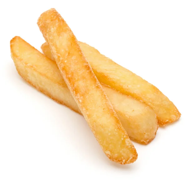 Batatas fritas francesas isoladas sobre fundo branco — Fotografia de Stock