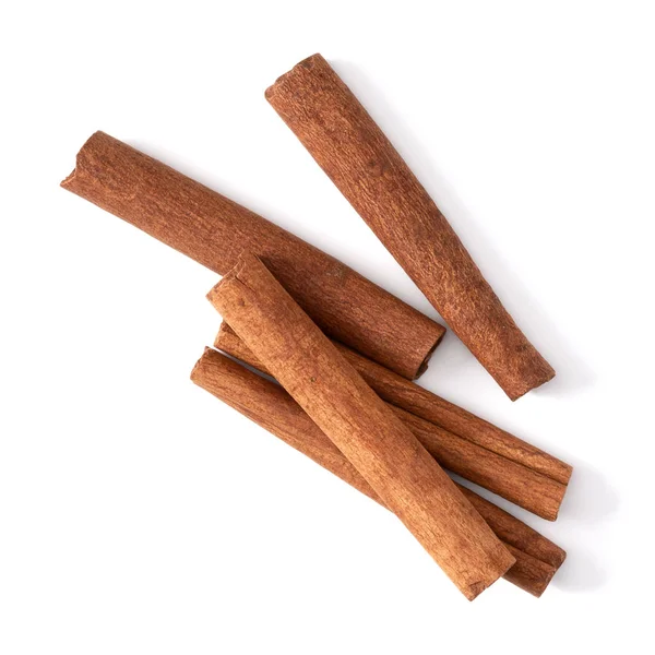 Cinnamon sticks isolated on white background closeup. Canella sp — Stock Photo, Image