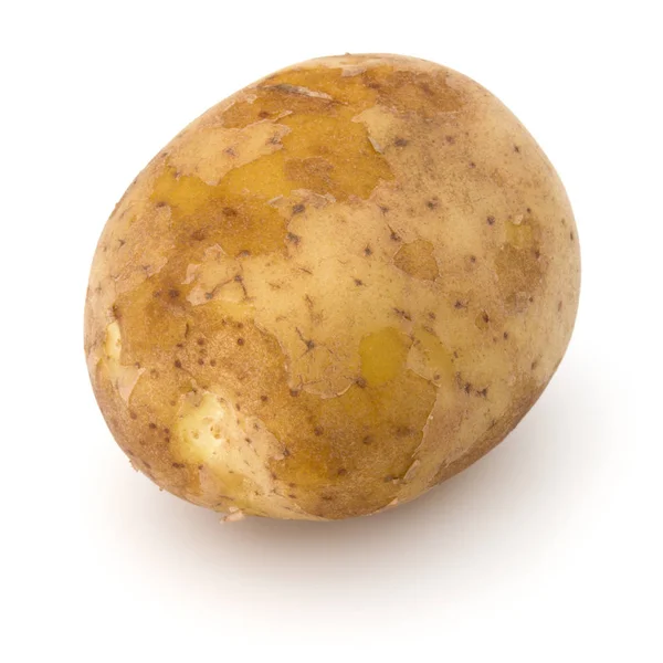 Nuovo tubero di patate isolato su sfondo bianco ritaglio — Foto Stock