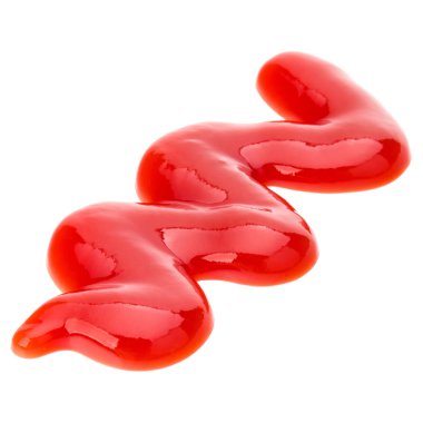 Domates sosu, beyaz arka plan üzerinde izole ketçap