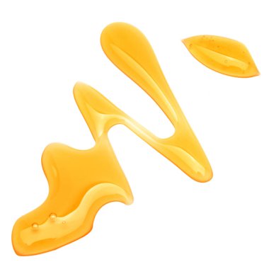 İzole üzerinde beyaz arka plan tatlı bal damlar. Şurubu damlacık, n