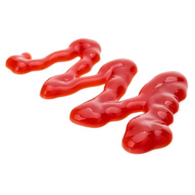 Domates sosu, beyaz arka plan üzerinde izole ketçap